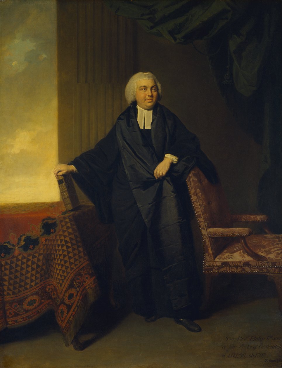 Retrato do reverendo Philip Cocks de Johann Zoffany