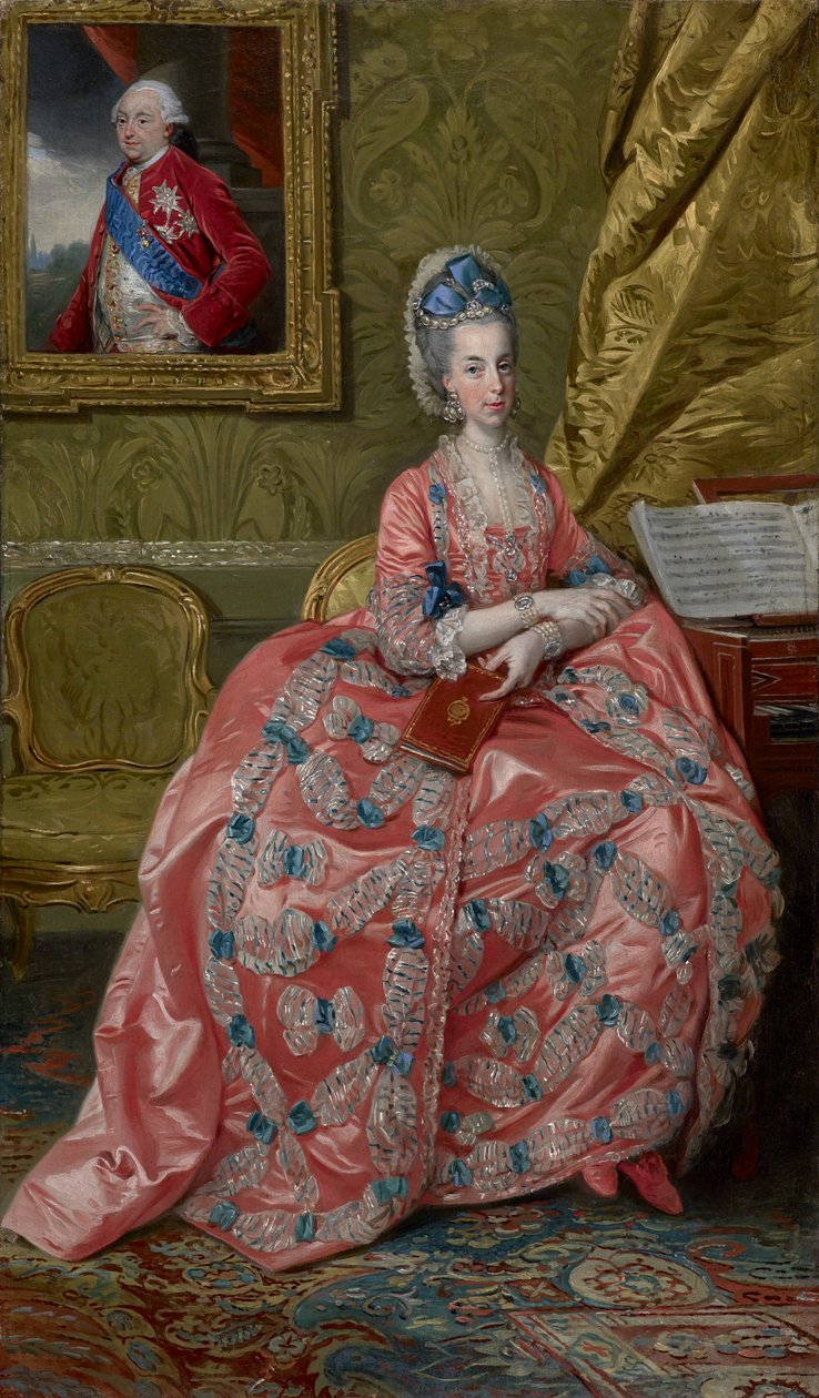 Retrato da arquiduquesa Maria Amalia da Áustria, Duquesa de Parma, c.1778 de Johan Joseph Zoffany