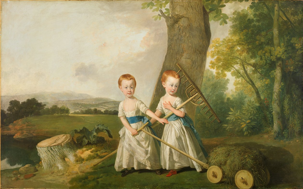As crianças sem corte, c.1766-80 de Johan Joseph Zoffany
