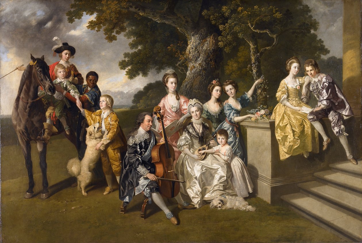 A família de Sir William Young de Johann Zoffany