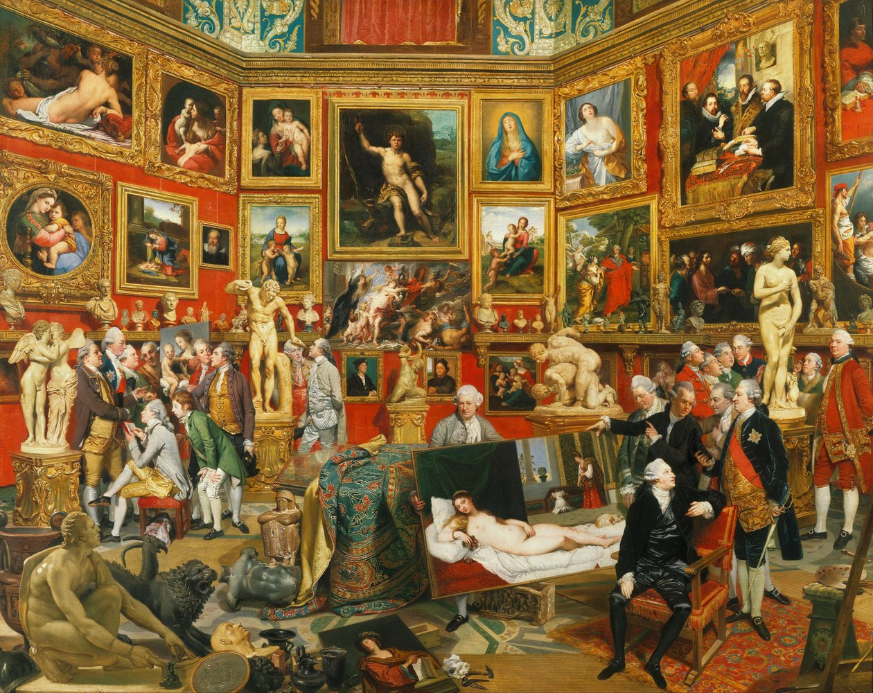 A Tribuna dos Uffizi de Johann Zoffany