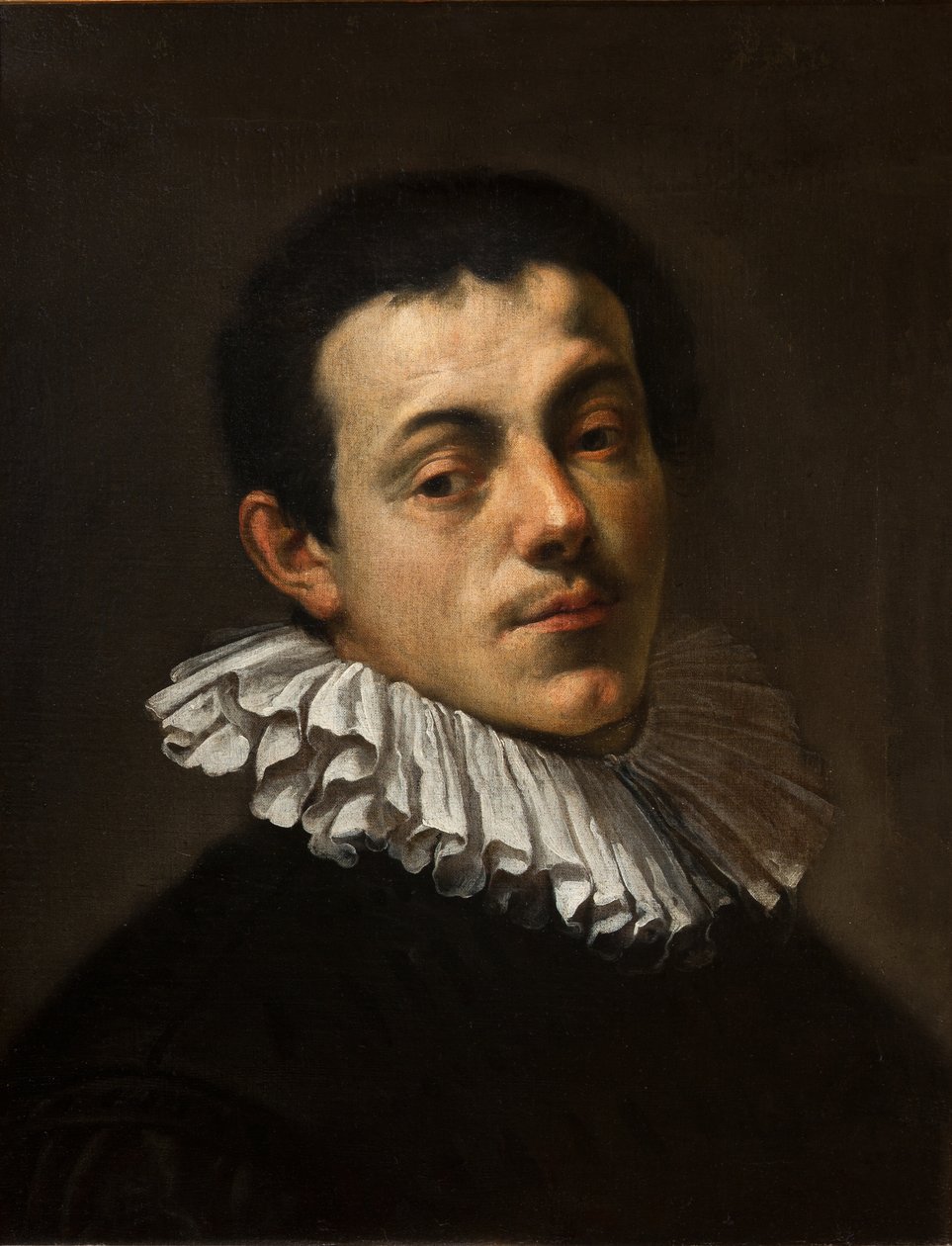 Retrato do pintor Joseph Heintz, 1584-85 de Johann or Hans von Aachen