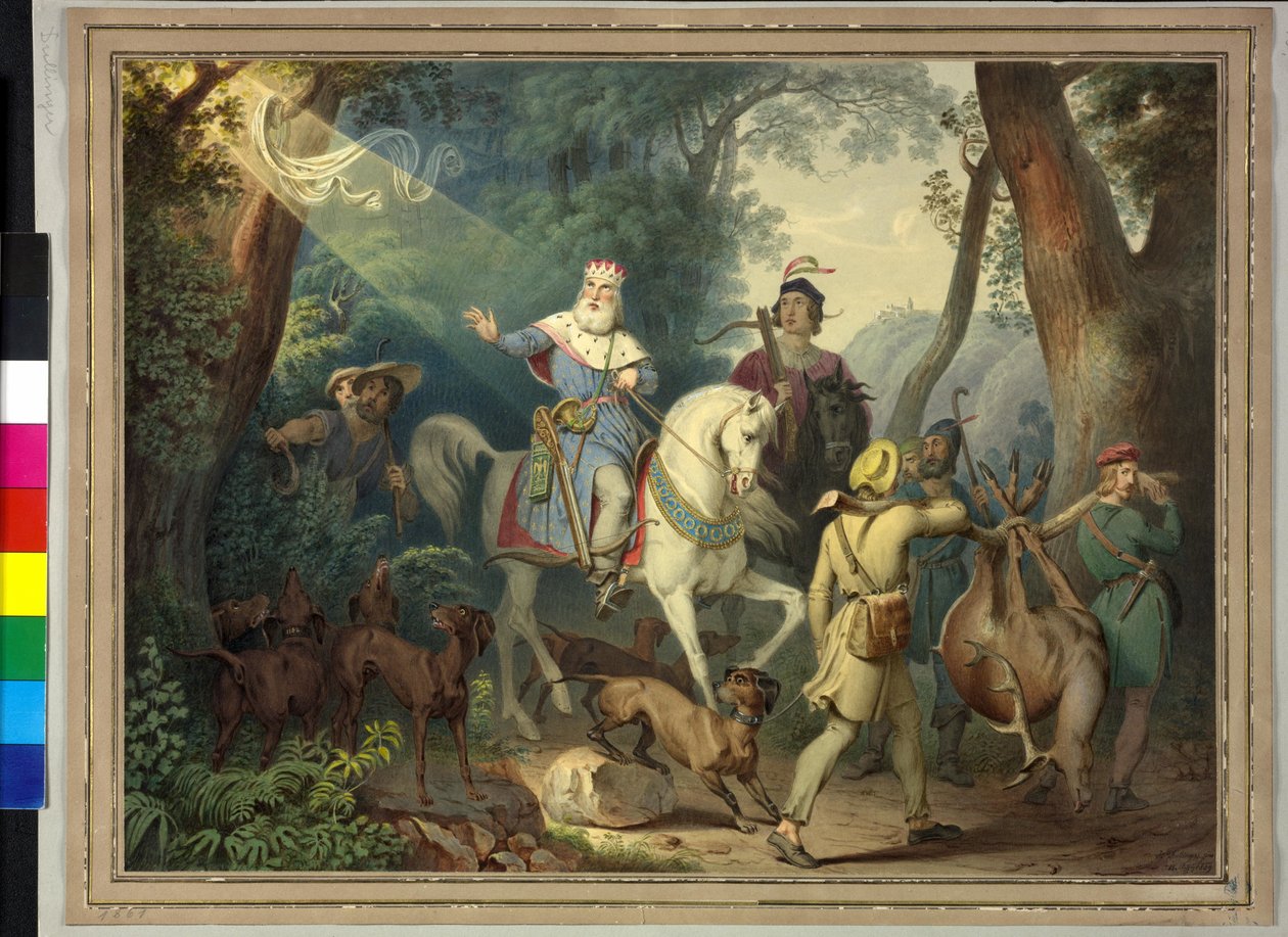 Lenda do véu de Johann the Yngr. Dallinger von Dalling