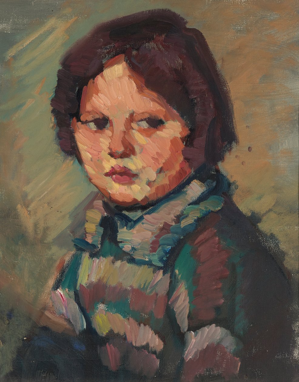 retrato de criança de Johanna Kampmann Freund