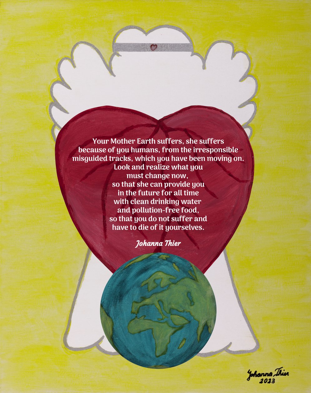 Anjo da Mãe Terra de Johanna Thier