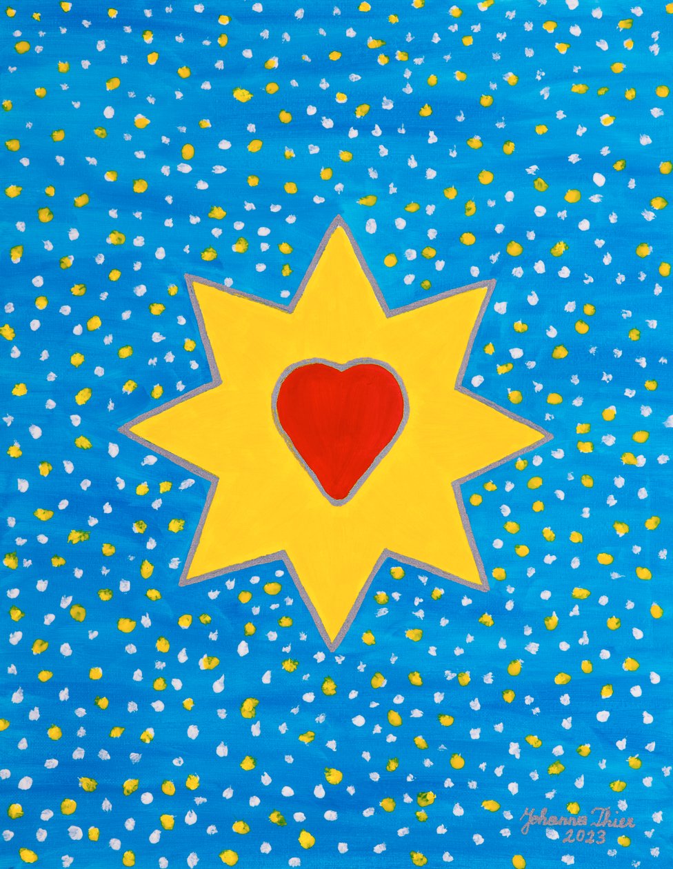 A estrela do amor nobre e atento - Imagem sem citação de Johanna Thier