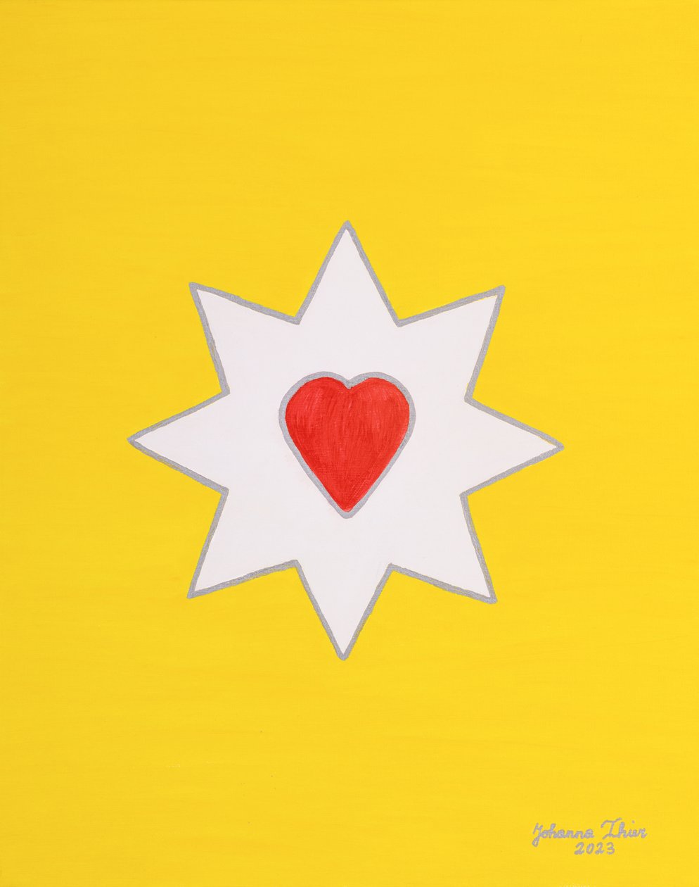 A estrela do amor que traz alegria ao coração - imagem sem citação de Johanna Thier