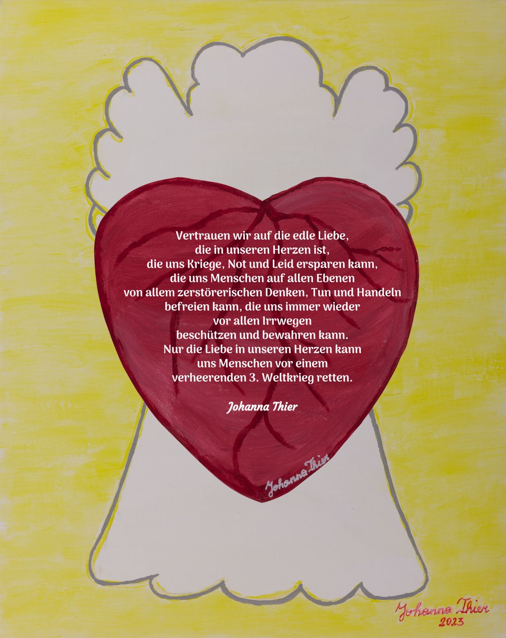 A Mensagem de Paz de Rosental para a Paz Mundial - Versão 3 de Johanna Thier