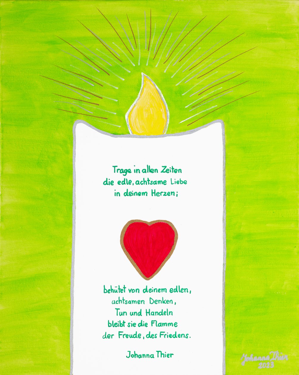 Vela que traz a paz de Johanna Thier