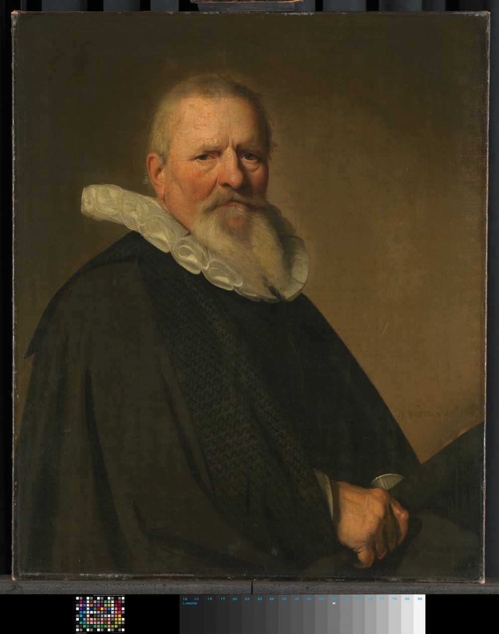 Pieter Jacobsz Schout (1570-1645). Prefeito de Haarlem de Johannes Cornelisz. Verspronck