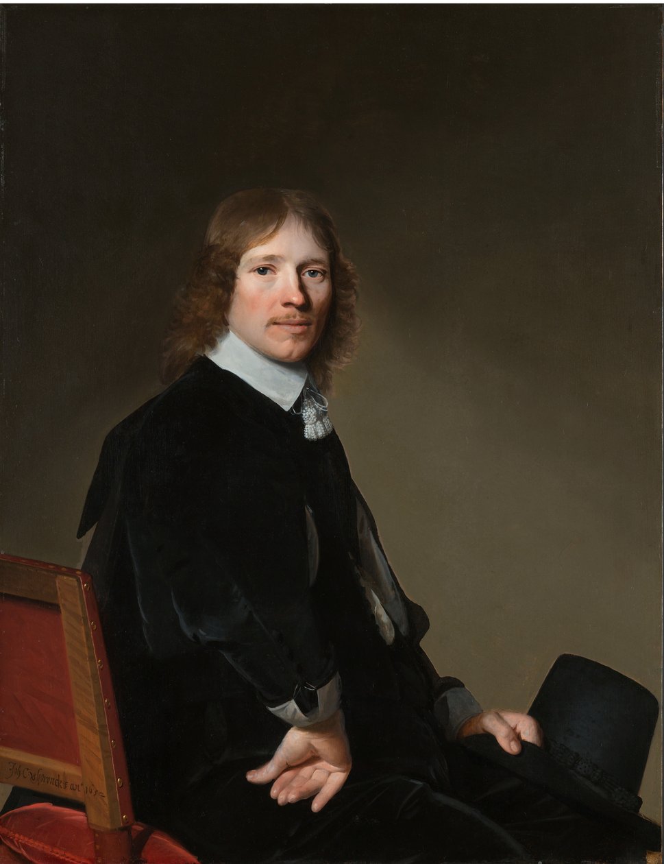 Retrato de Eduard Wallis (1621-1684) de Johannes Cornelisz. Verspronck