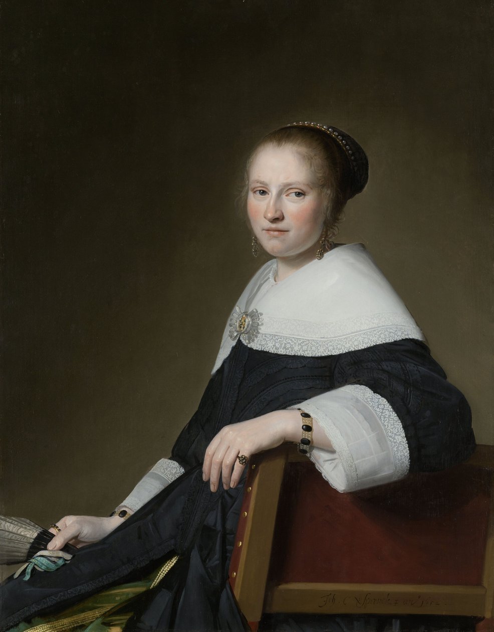 Retrato de Maria Strijp de Johannes Cornelisz. Verspronck