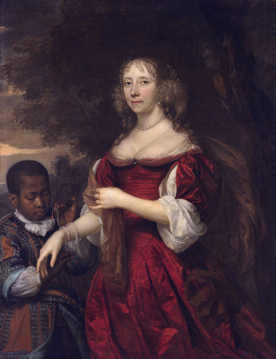 Retrato de Margaretha van Raephorst (1625-1690) de Johannes Mytens