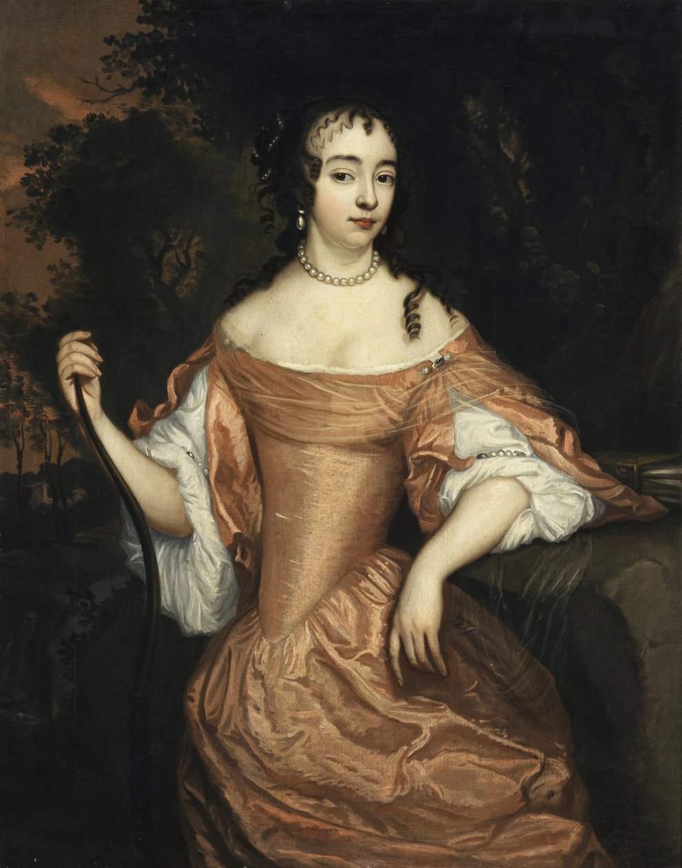 Retrato de Maria de Nassau (1642-1688) de Johannes Mytens