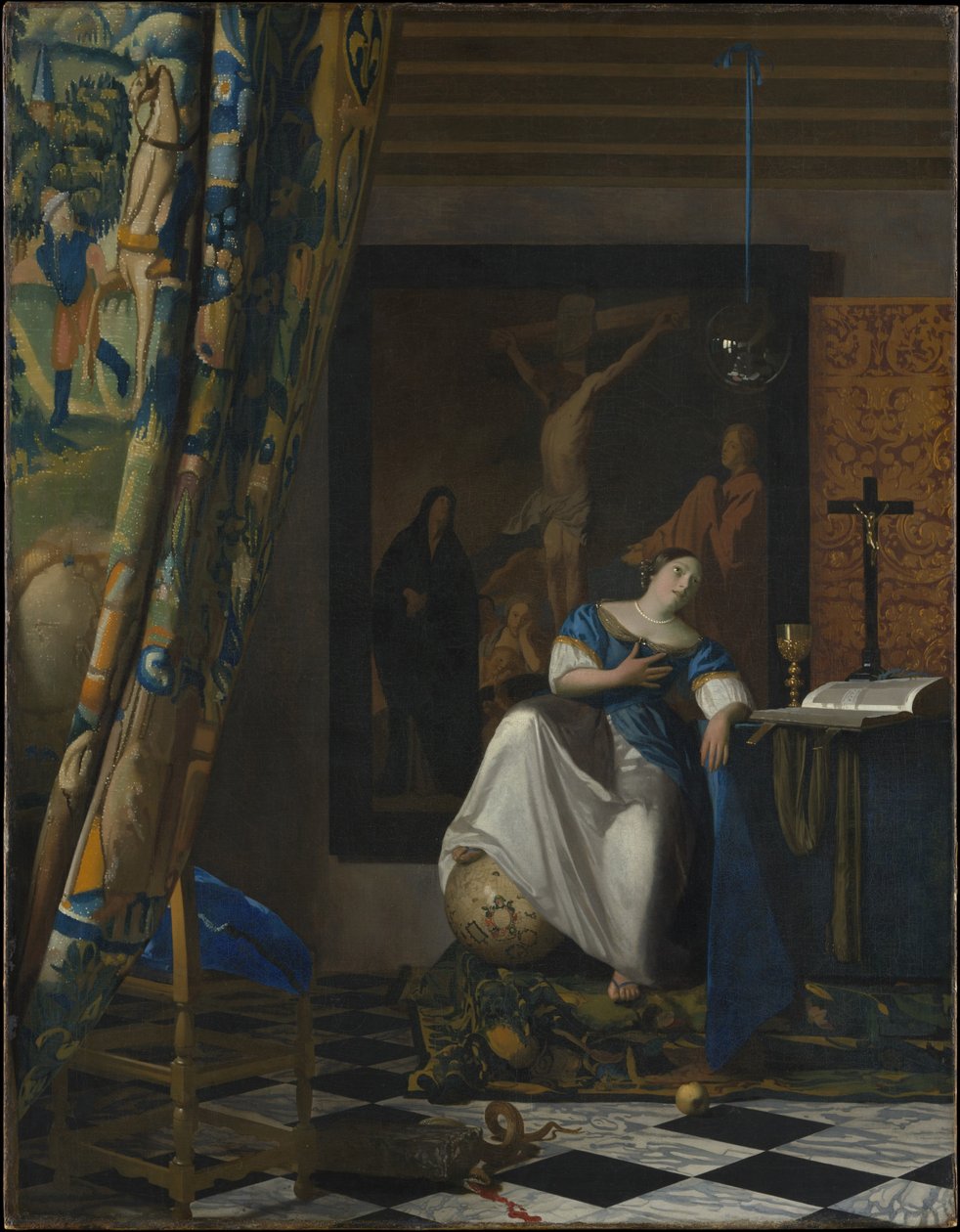 Alegoria da fé católica de Jan Vermeer van Delft