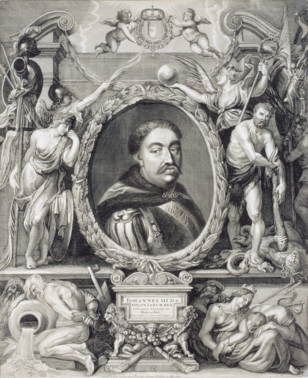 Jan Sobieski III (1624-96), rei da Polônia, 1683 de Johannes de Ram