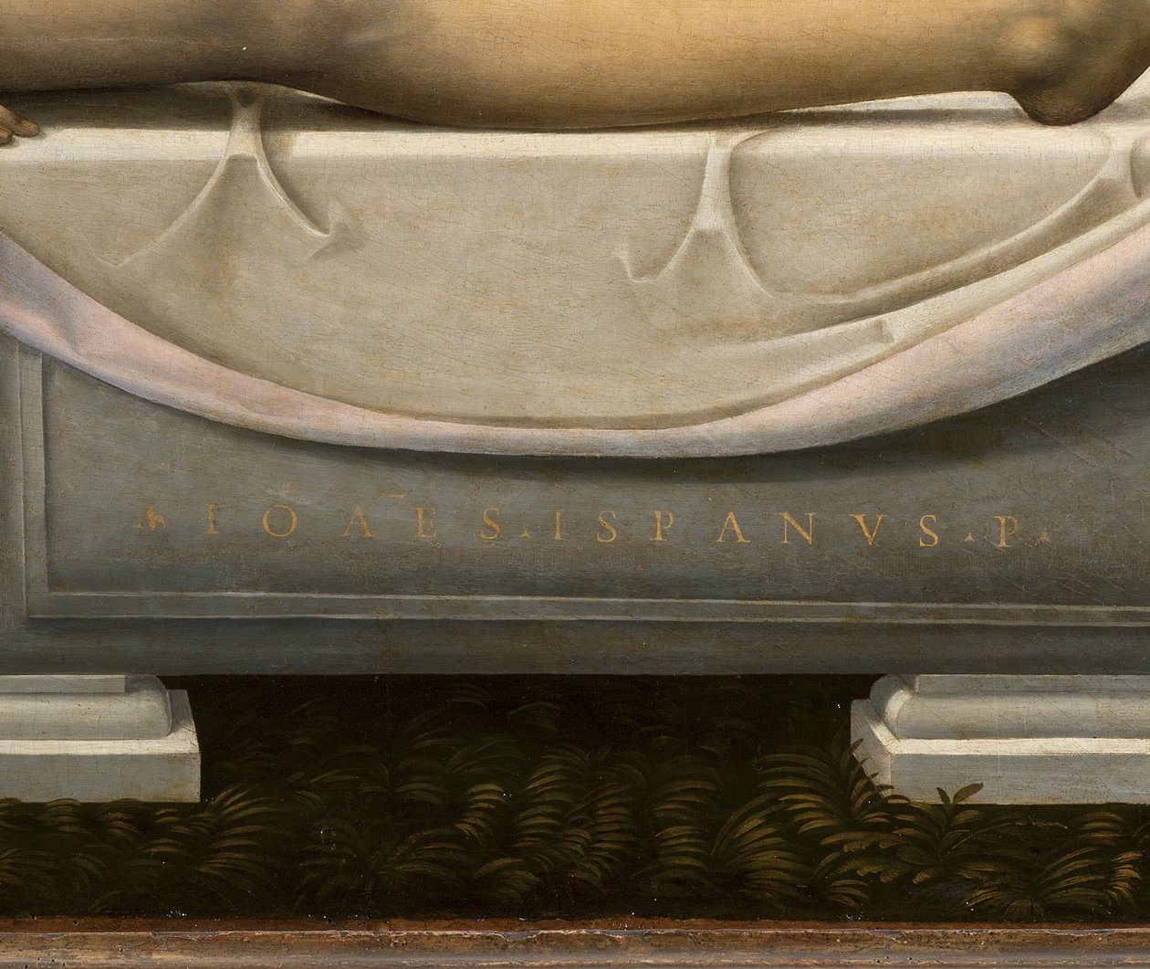 Lamentação, detalhe, c.1490-1510 de Johannes (fl.16th century) Hispanus