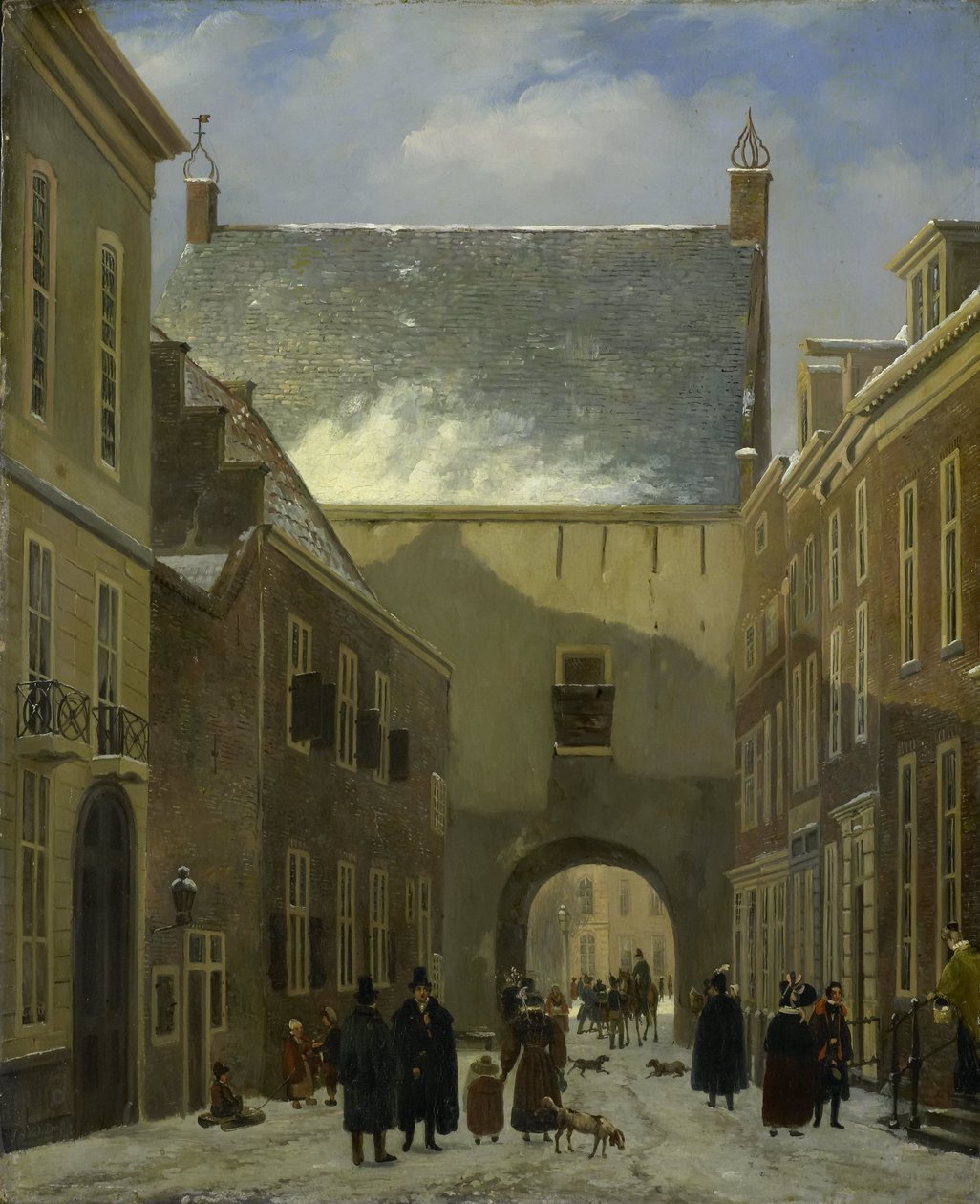 O portão da prisão, Haia de Johannes Adrianus van der Drift