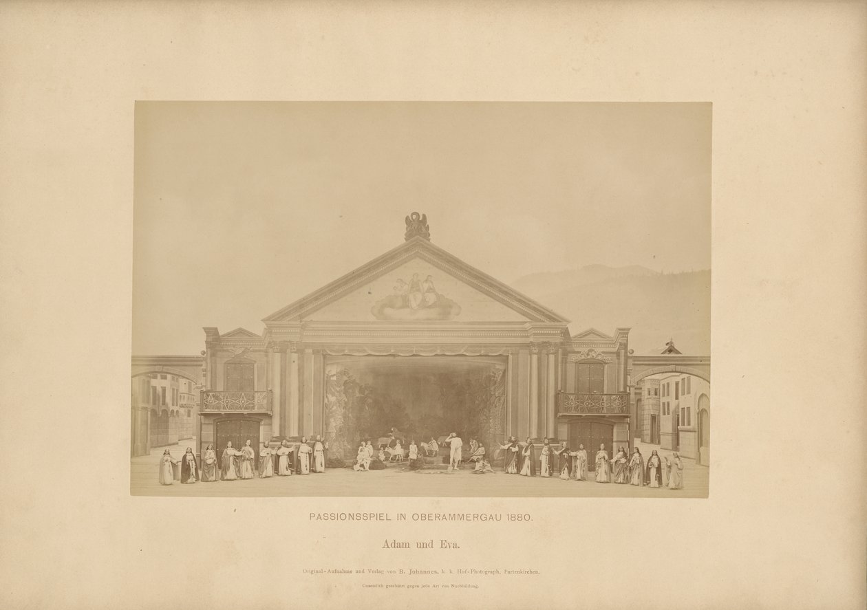 Paixão de Ober-Ammergau - Adão e Eva de Johannes Bernhard