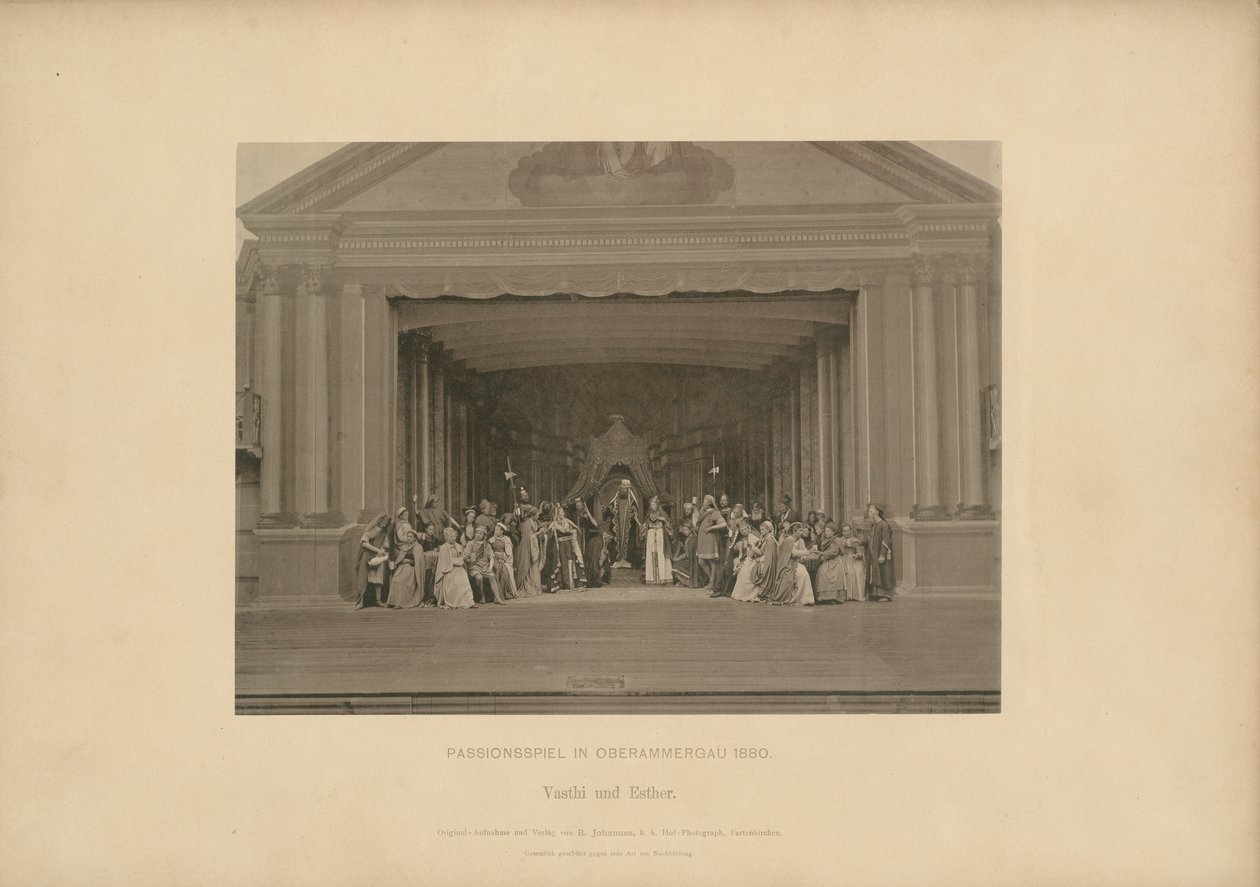 Paixão de Ober-Ammergau - Vasthi e Esther de Johannes Bernhard