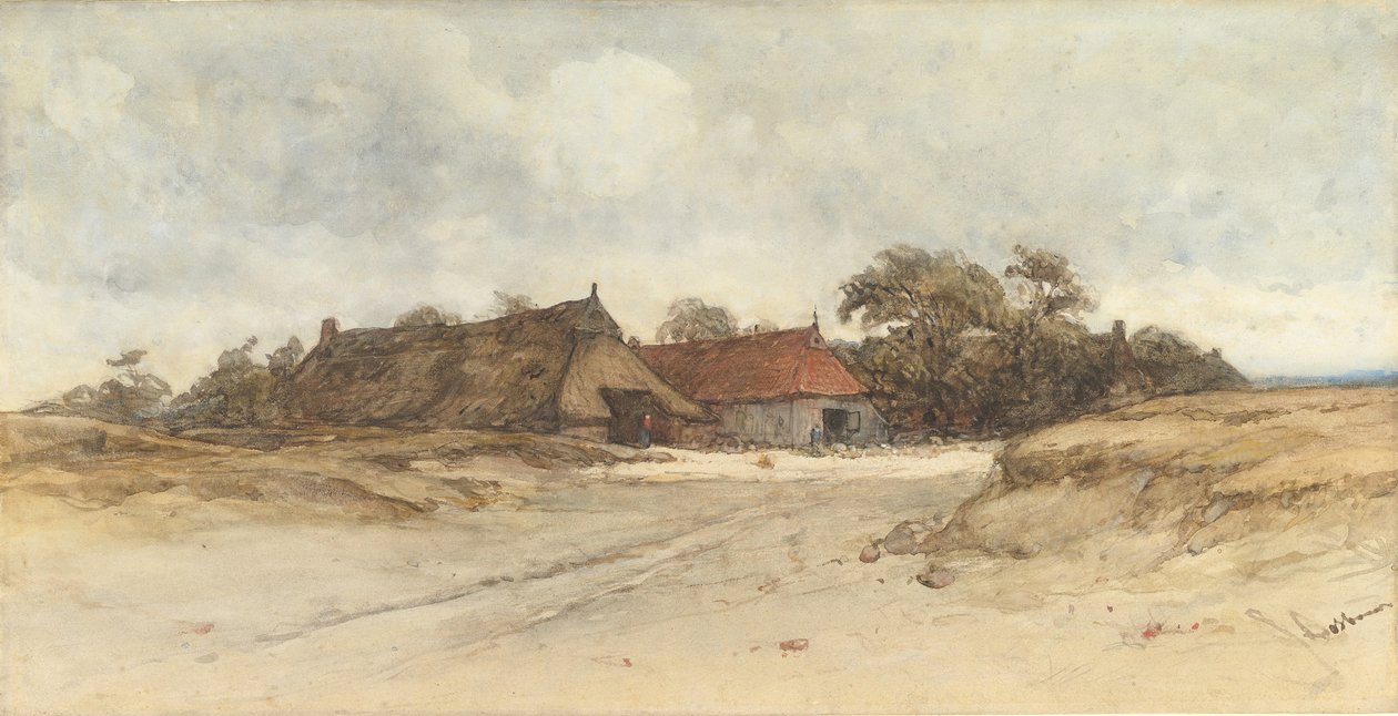 Casas de campo, século XIX. de Johannes Bosboom