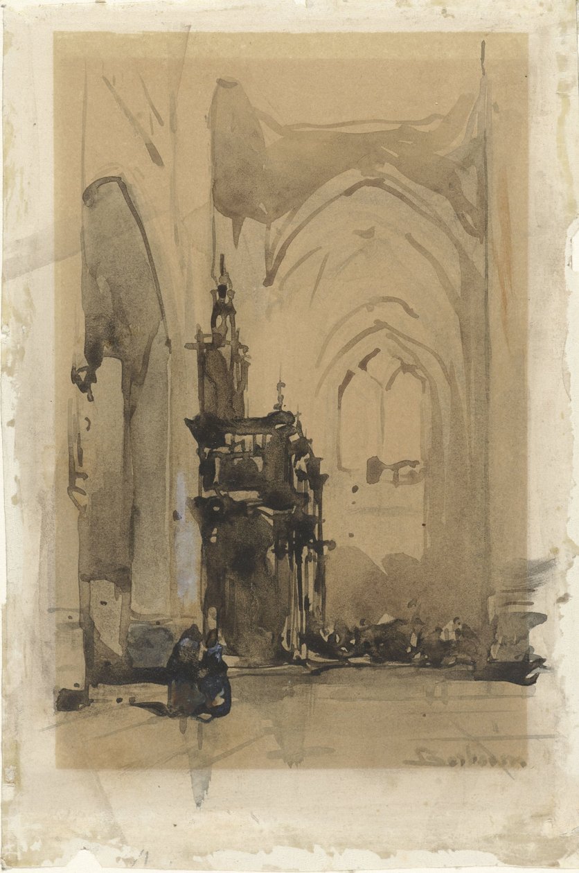 Vista do oxal da Catedral de São João em 