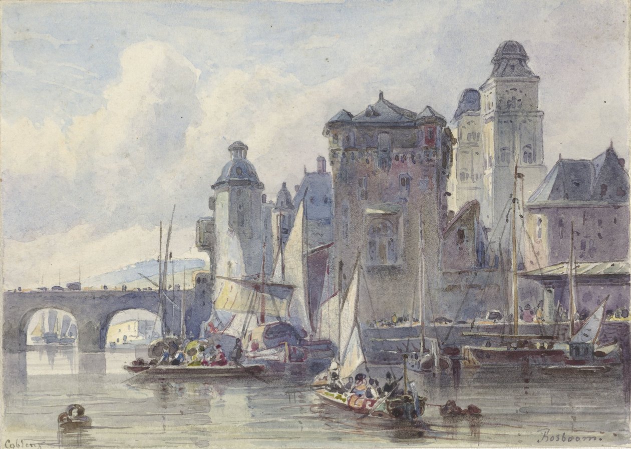 Vista de Coblença de Johannes Bosboom