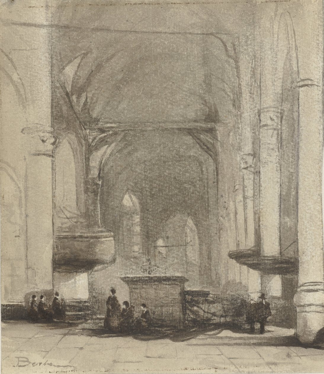 Kerkinterieur de Johannes Bosboom