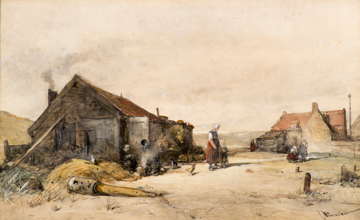 Casas Antigas de Johannes Bosboom