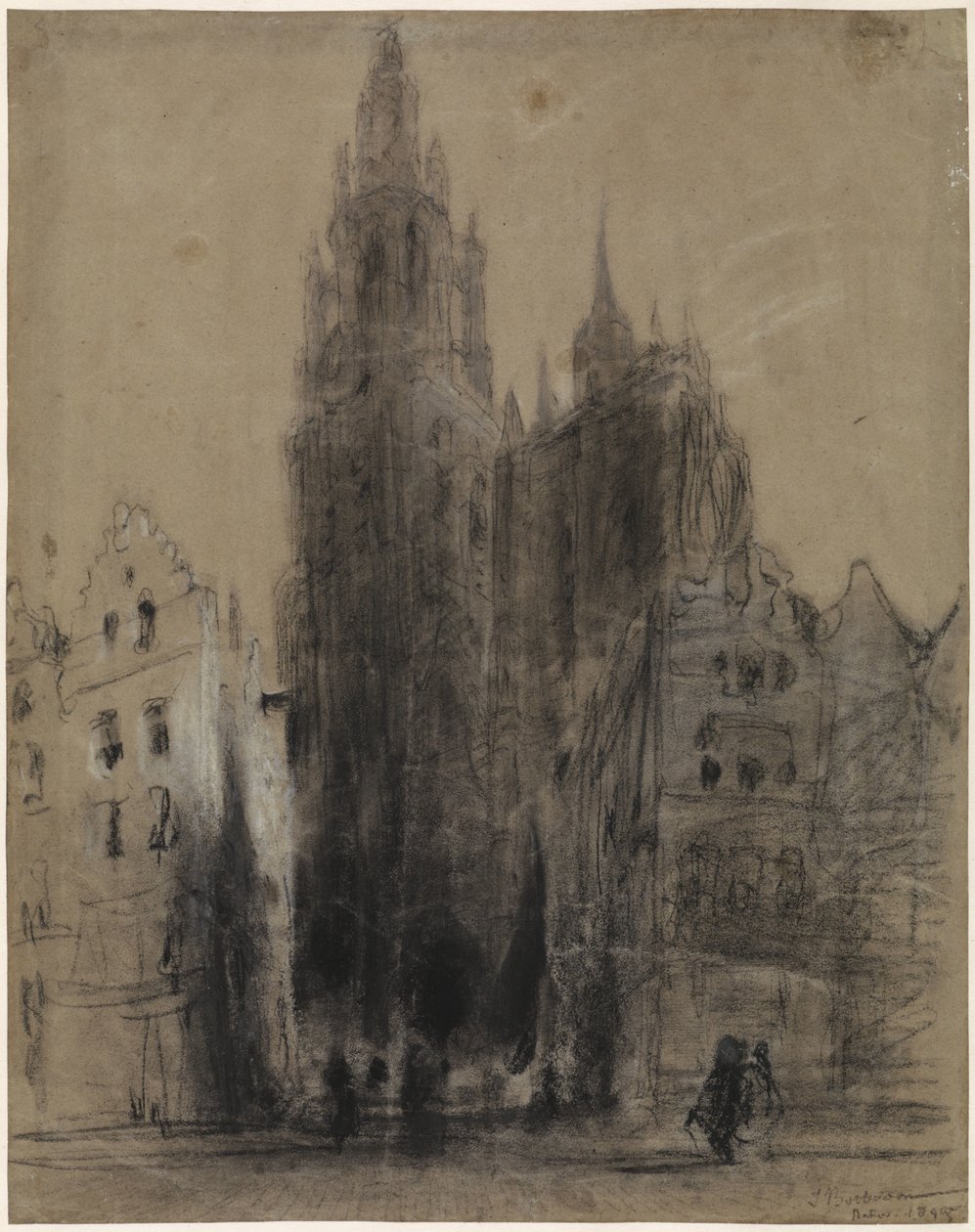 Catedral de Nossa Senhora de Antuérpia de Johannes Bosboom