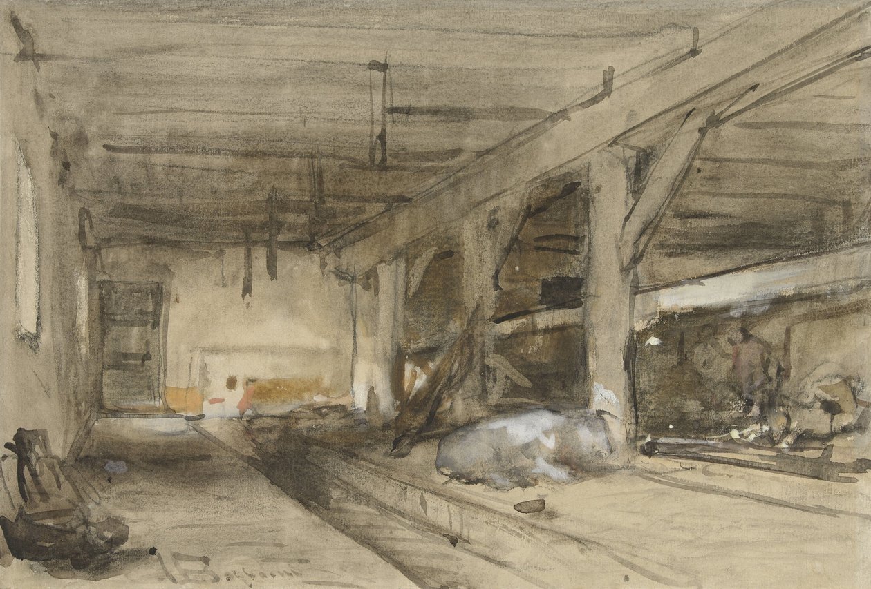 Stalinterieur de Johannes Bosboom