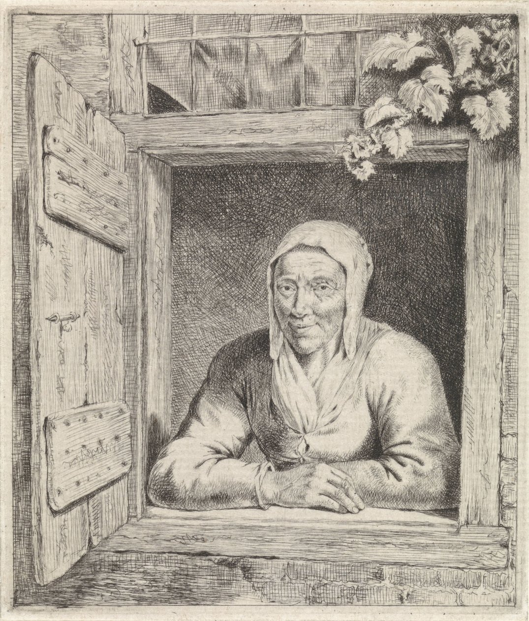 Mulher na janela de Johannes Christiaan Janson