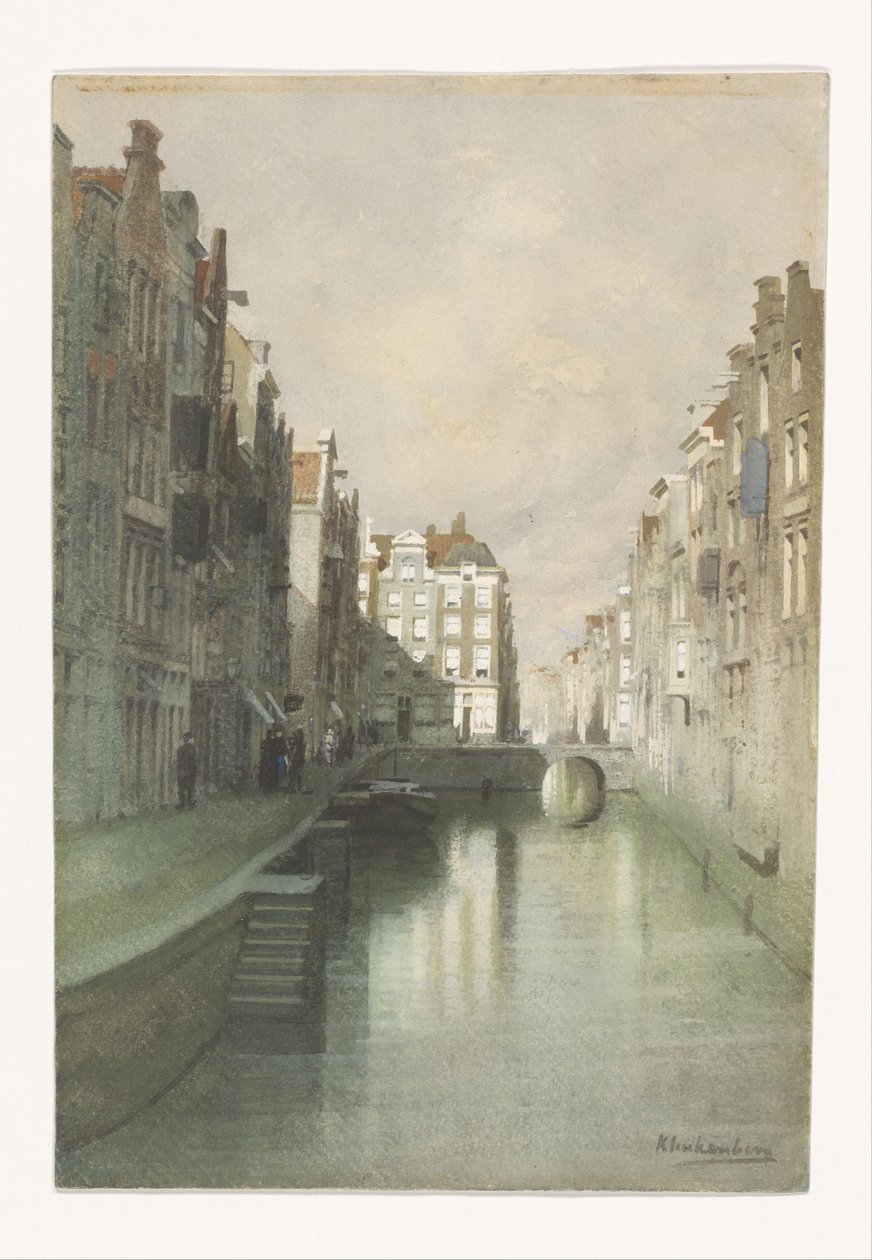 Rotterdam (título no objeto) de Johannes Christiaan Karel Klinkenberg (signed by artist)