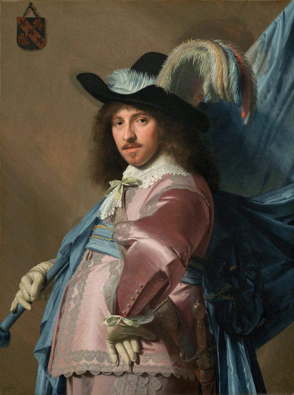 Andries Stilte como porta-estandarte de Johannes Cornelisz Verspronck