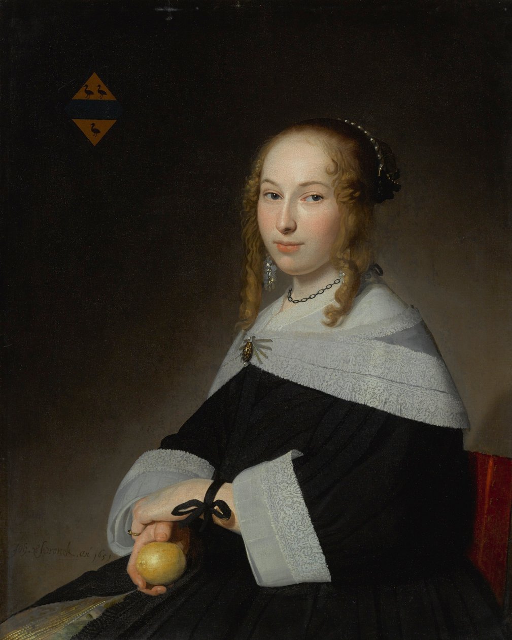 Retrato de Margaret Dicx (1634-1697) de Johannes Cornelisz Verspronck