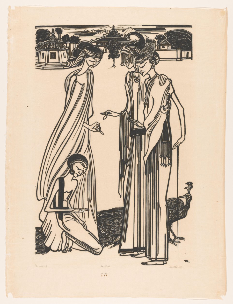 De aalmoes (título original sobre o objecto) de Johannes Frederik Engelbert ten Klooster (signed by artist)