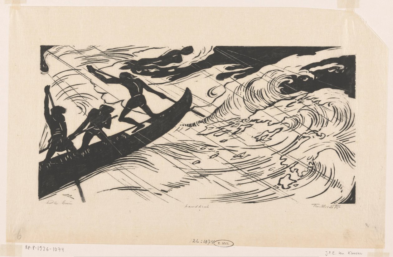 De bui (título original sobre o objecto) de Johannes Frederik Engelbert ten Klooster (signed by artist)