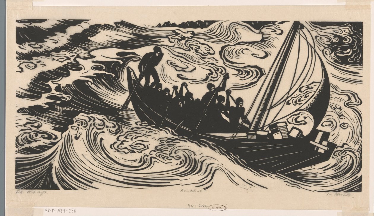 De kaap (título original no objeto) de Johannes Frederik Engelbert ten Klooster (signed by artist)