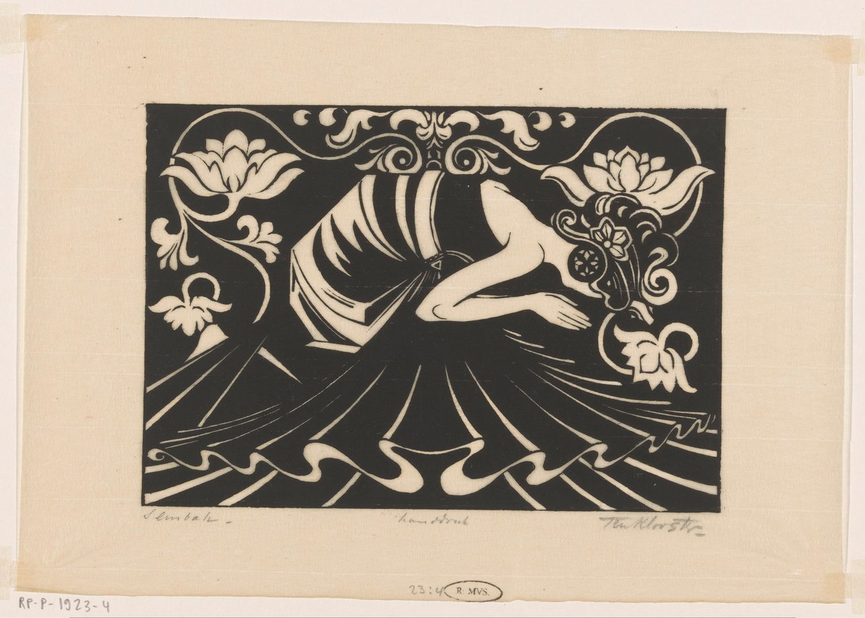 Sembah (título original no objeto) de Johannes Frederik Engelbert ten Klooster (signed by artist)