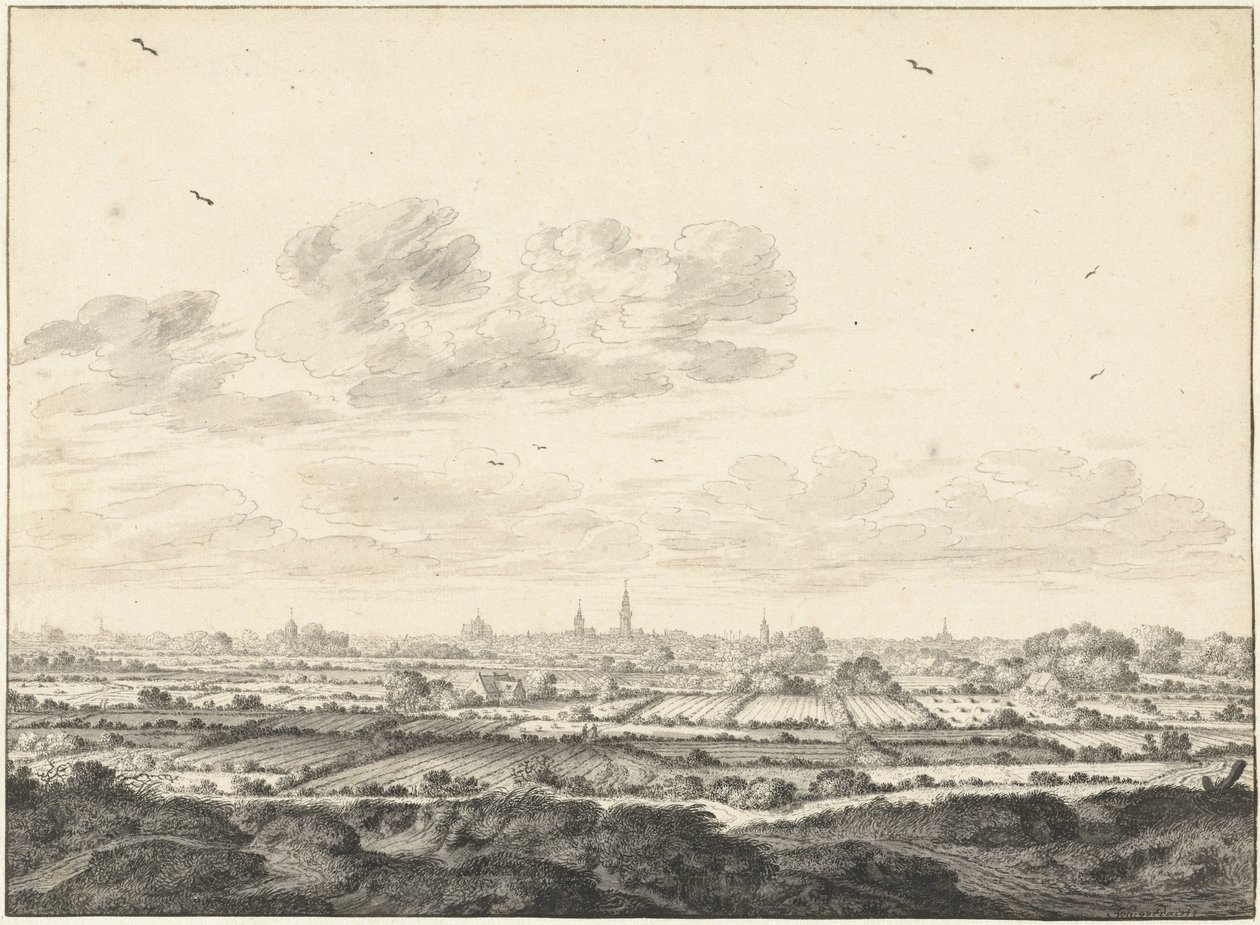 Vista de Middelburg de Johannes Goedaert