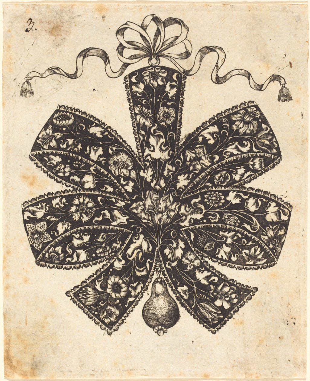 Arco decorado com flores de Johannes Hanias