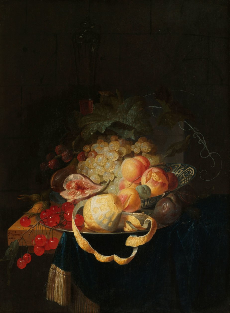 Natureza morta com frutas de Johannes Hannot