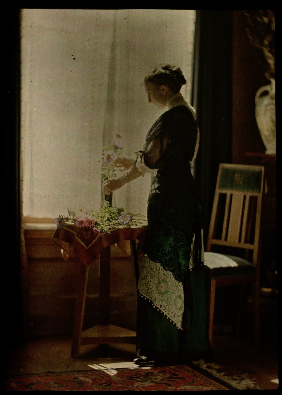 mulher na janela de Johannes Hendrikus Antonius Maria Lutz