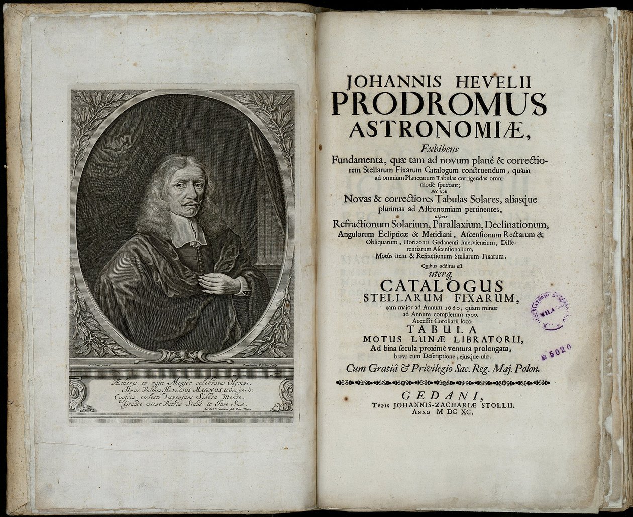 Johannes Hevelius recolhido astronomia, 1690 de Johannes Hevelius