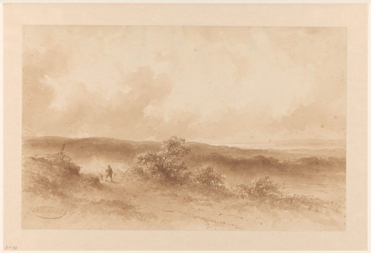 Paisagem dunar de Johannes Hilverdink