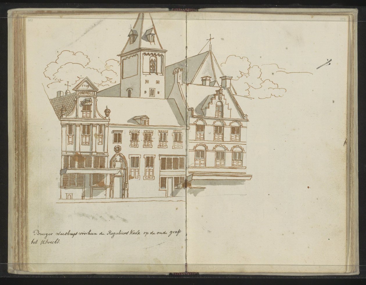 Orfanato civil no Oudegracht em Utrecht de Johannes Huibert Prins