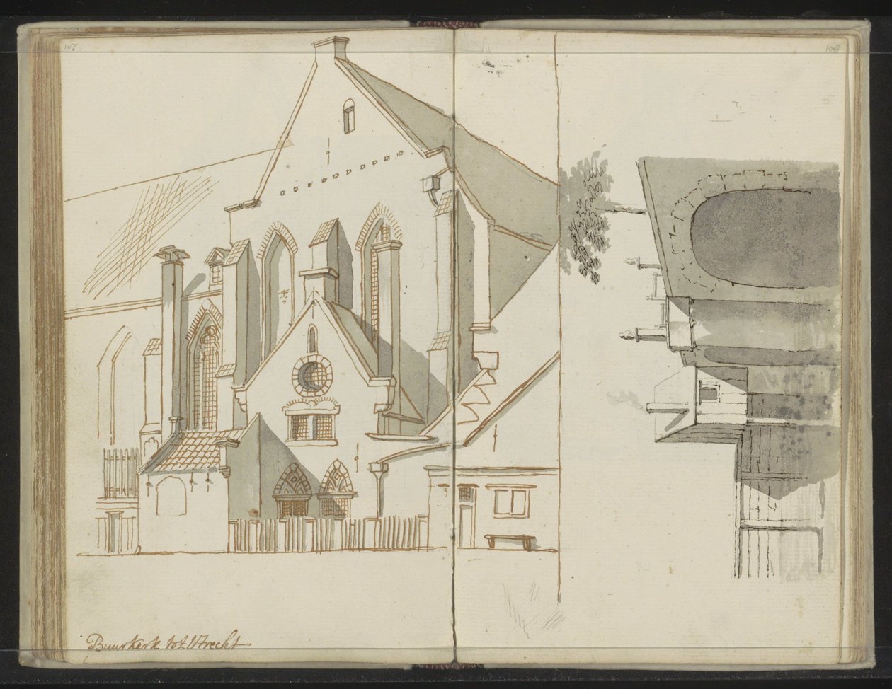 Igreja vizinha em Utrecht de Johannes Huibert Prins