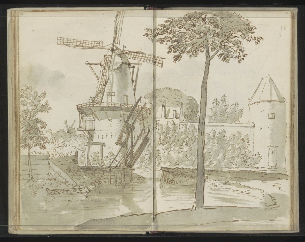 Moinho Delft em Spoorsingel de Johannes Huibert Prins