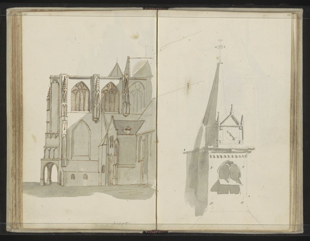 Igreja Velha em Delft de Johannes Huibert Prins