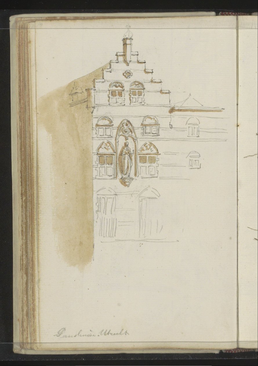 Casa do Papa em Utreque de Johannes Huibert Prins